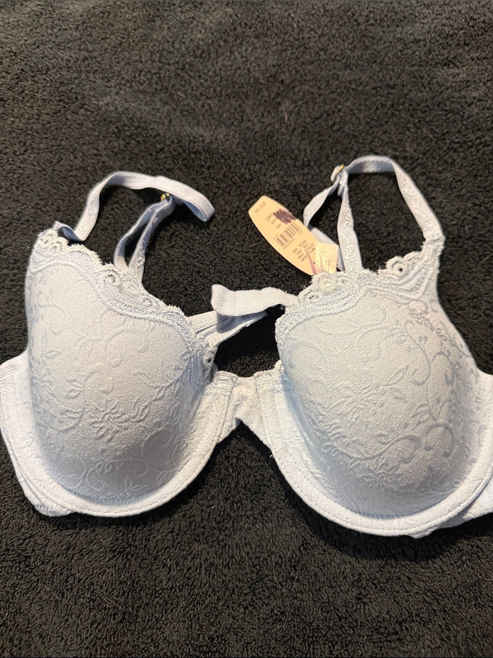 Victoria's Secret Light Blue Lace Underwire Bra